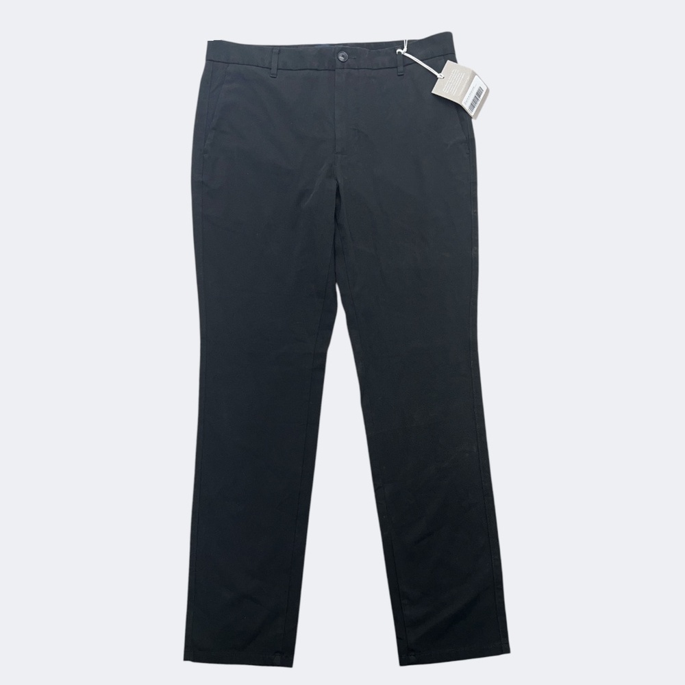 Everlane Uniform Pants Mens 33x32 The Performance Chino Slim‎ Fit Black Career
